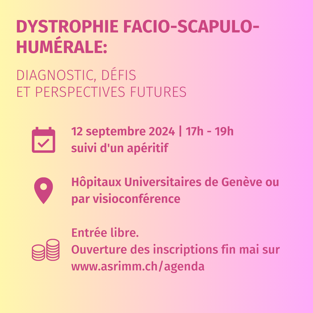 Illustration de l'actualité : Save the date: conférence sur la dystrophie facio-scapulo-humérale (FSHD)